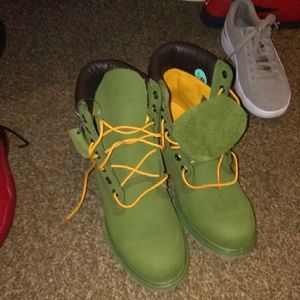 Forest Green Timberland's